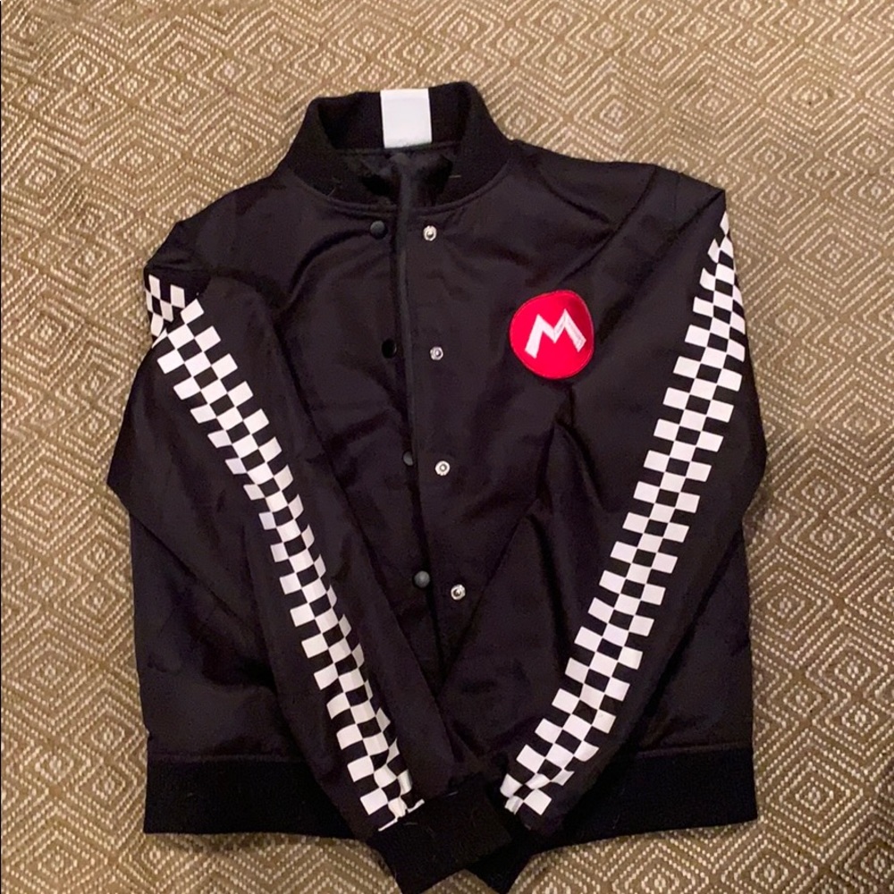 Mario cart bomber jacket